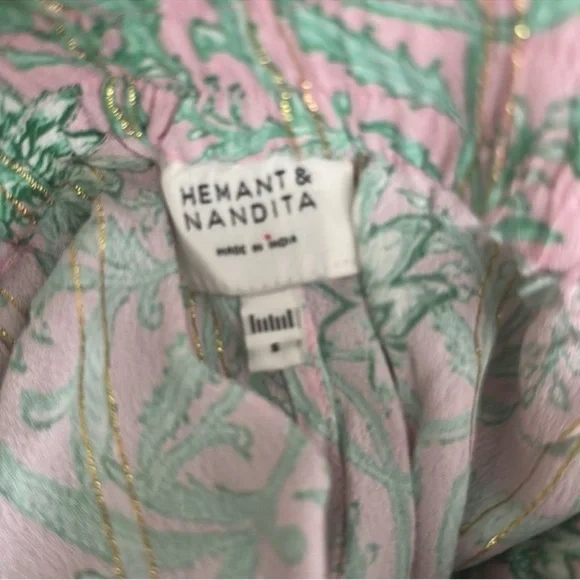 HEMANT & NANDITA Green Jogger Pants S - Picture 9 of 10